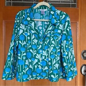 Mersea Over the Cotton Moon Pajama Swing Top - Sz M
